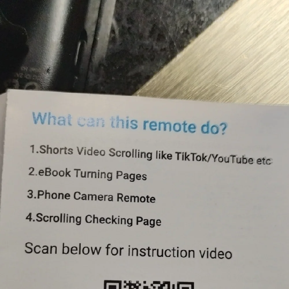 Black Ring Remote Control - Picture 4 of 4